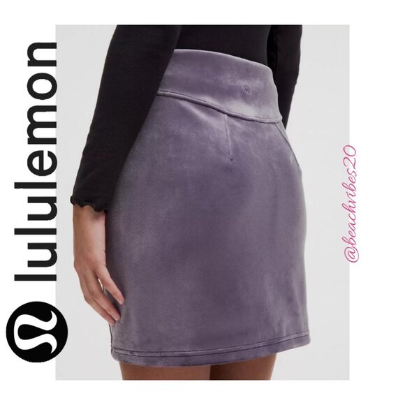 LULULEMON ATHLETICA Scuba High-Rise Mini Skirt Velvet Nightfall M NWT LL-227 - Picture 5 of 12